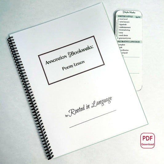 Annotation BookMarks: Poetry Lesson