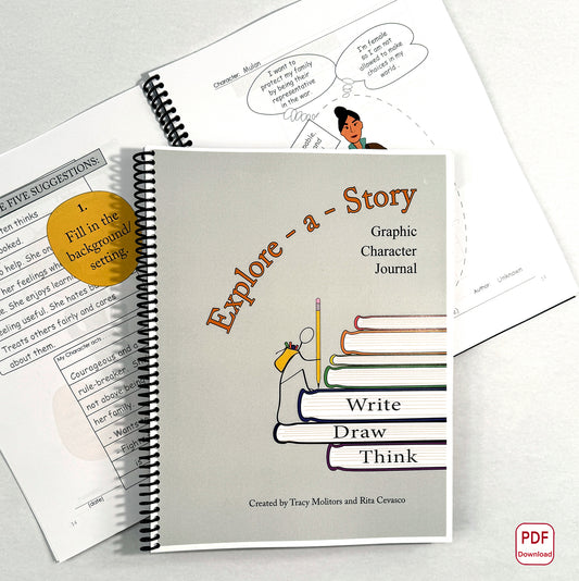 Explore-a-Story Graphic Character Journal