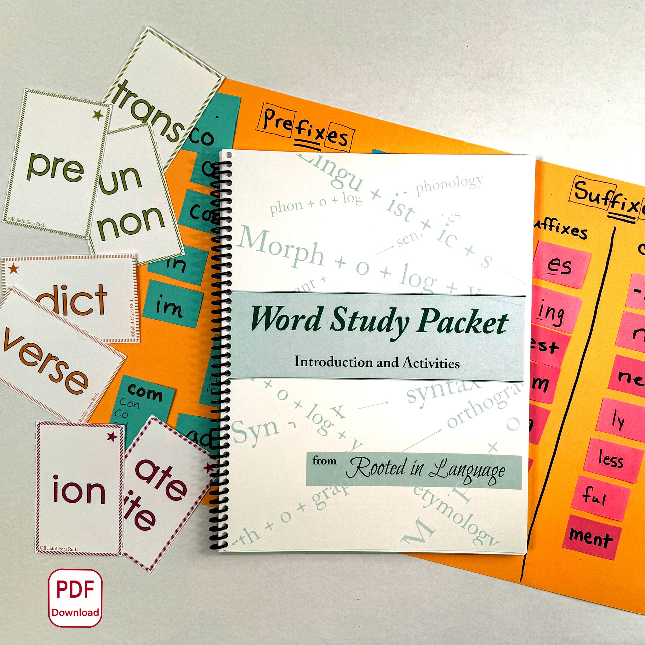 Word Study Packet—Spelling and Vocabulary—Rooted in Language