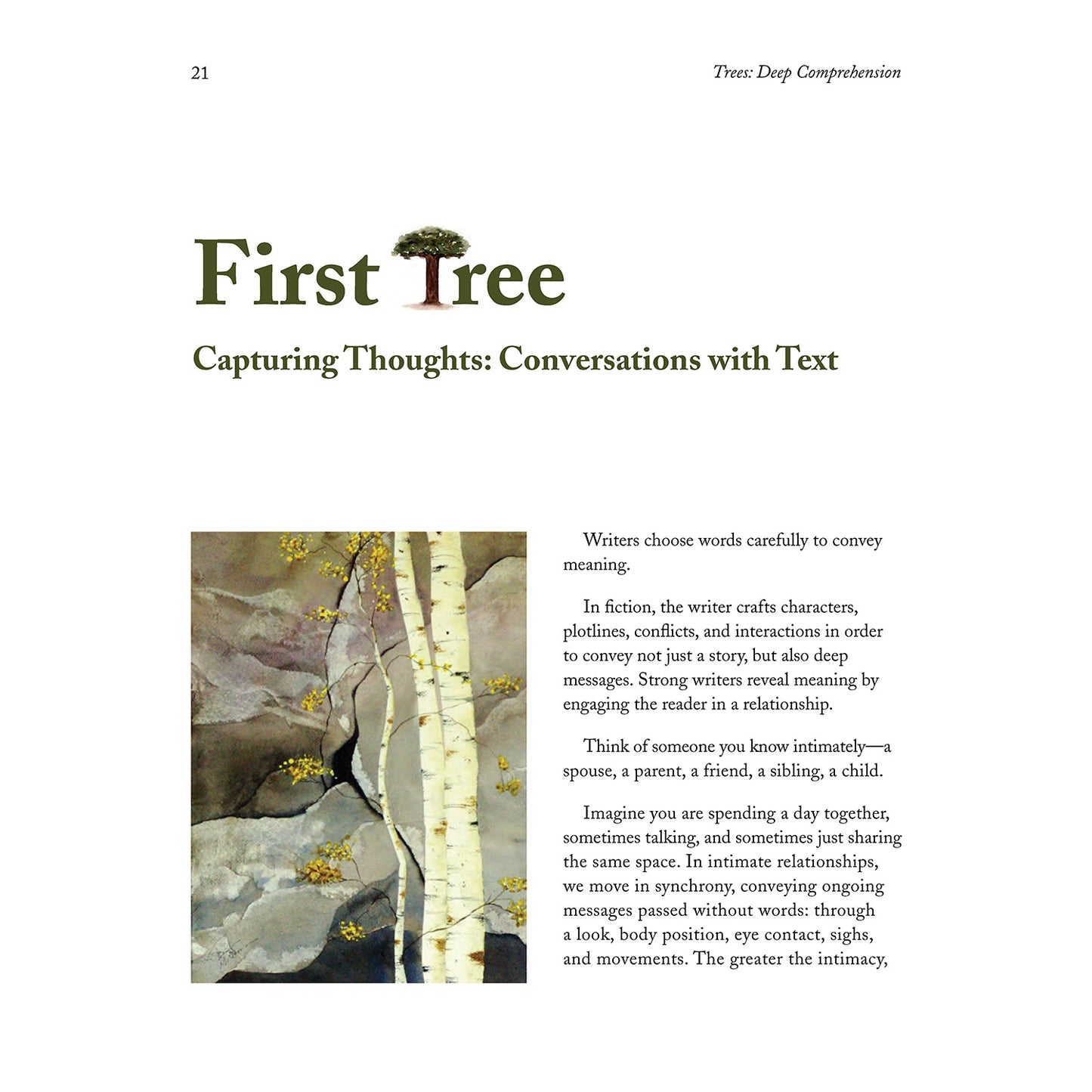 Trees in the Forest: Growing Readers and Writers through Deep Comprehension