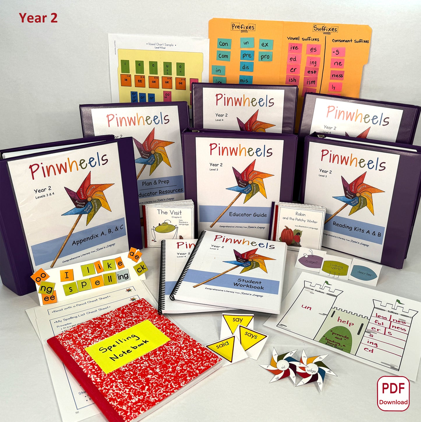 Pinwheels Year 2 Comprehensive Early Literacy Curriculum